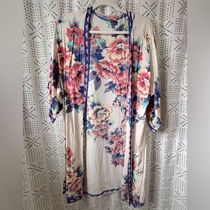 Floral Duster / Kimono type cover up